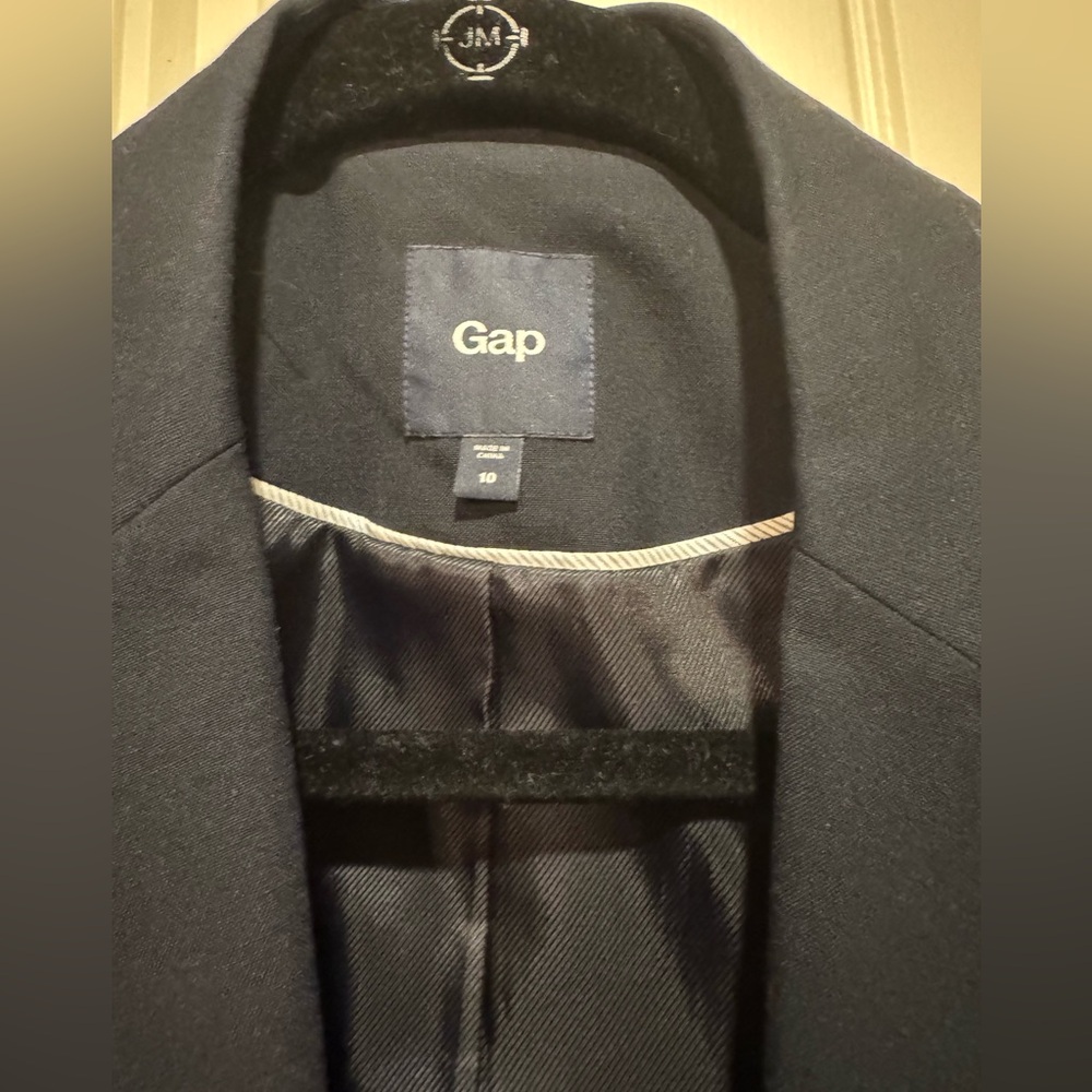 GAP Women's Dark Blue Navy Blazer - Picture 2 of 3